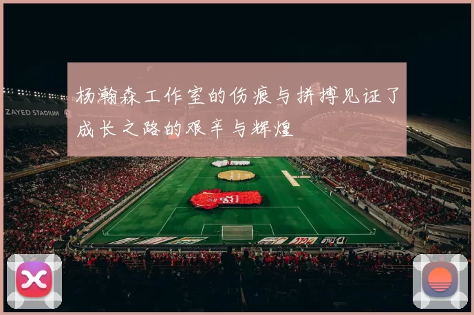 杨瀚森工作室的伤痕与拼搏见证了成长之路的艰辛与辉煌